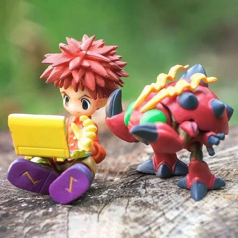 

Японские фигурки героев аниме Q Version, 5-8 см, Цифровой Монстр, Izumi Koushirotentomon, цветная ПВХ кукла, коллекционные игрушки