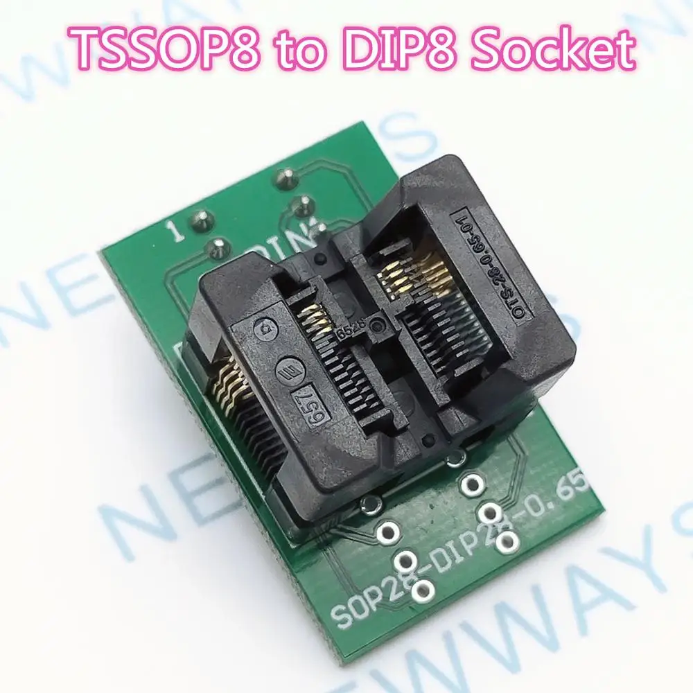 Ic Socket Tssop8 К Dip8 тестовый блок Ots 8 Shenp 0 65 01 программатор адаптер|tssop8 socket|tssop8 socket