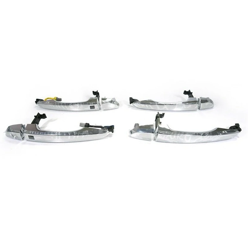 

4PCS Chrome Exterior Door Handle Fits for Hyundai Tucson 2016+ 82651-D3710 82661-D3710