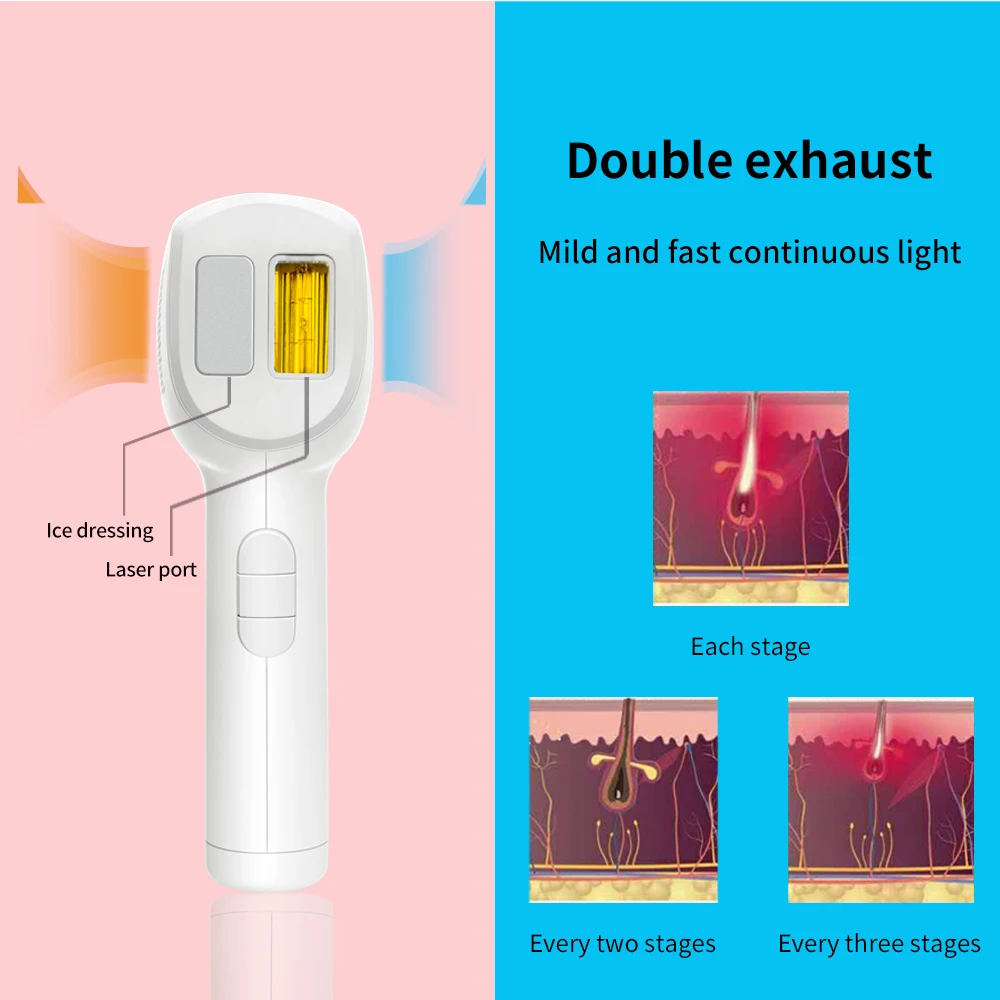 Инструмент для лазерного удаления волос IPL прибор бытовой аппарат