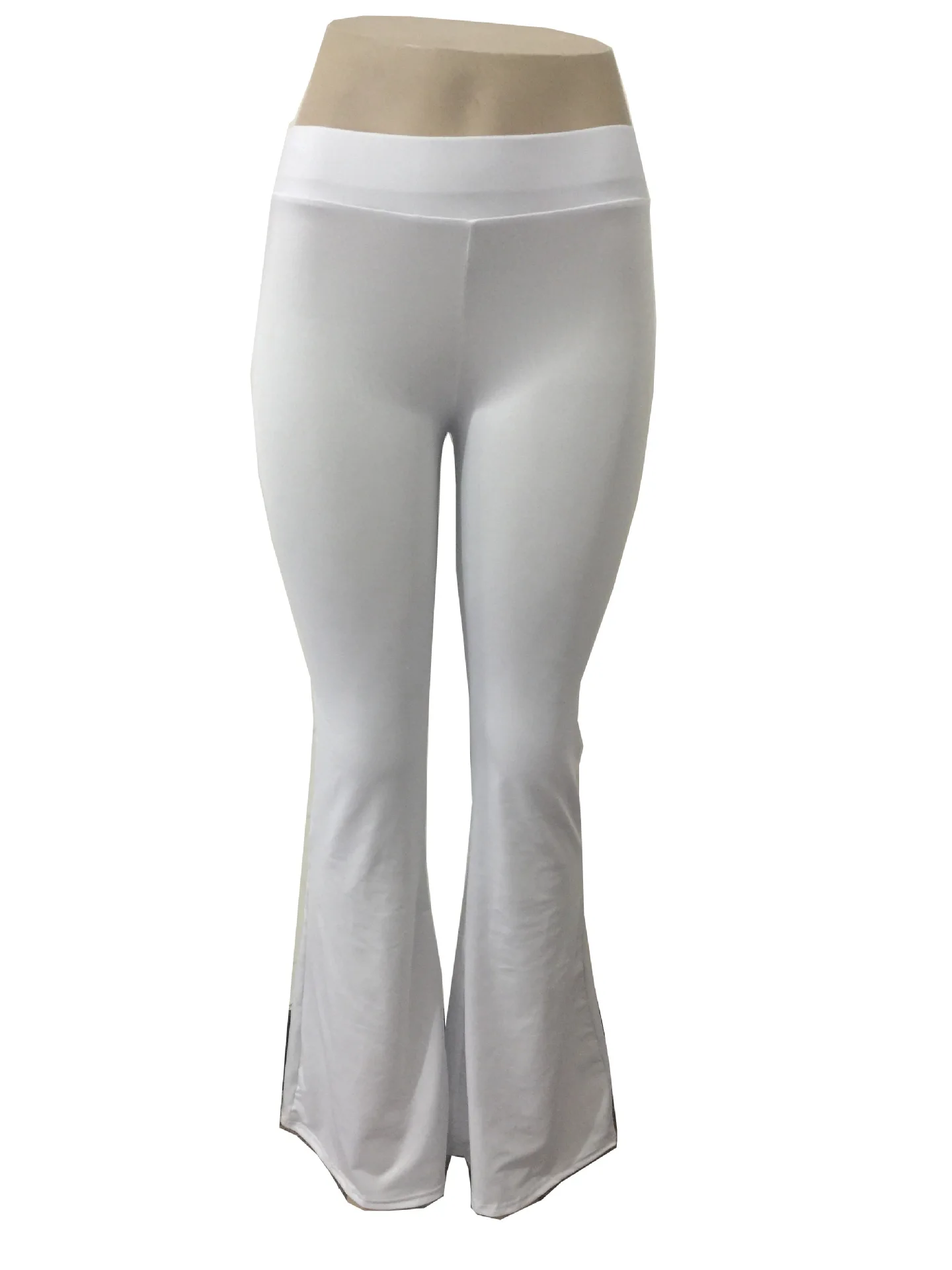 

Pins autumn new pure high elastic thin flared pants ol temperament commuter