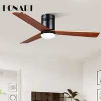 42inch led ceiling fan light with remote control decorative solid wood fashion ceiling fan for home lamp dc chandelier fan light