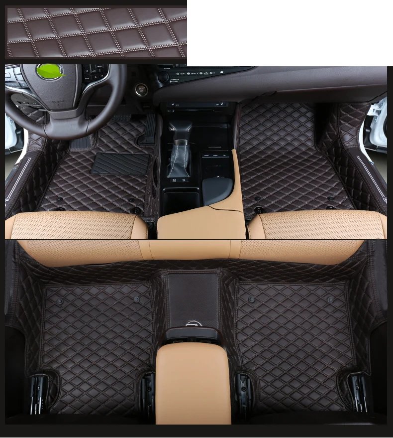Lsrtw2017 для Lexus Es ES200 ES260 ES300h автомобильный напольный коврик, коврик для ног, водонепроницаемые накладки для интерьера, аксессуары