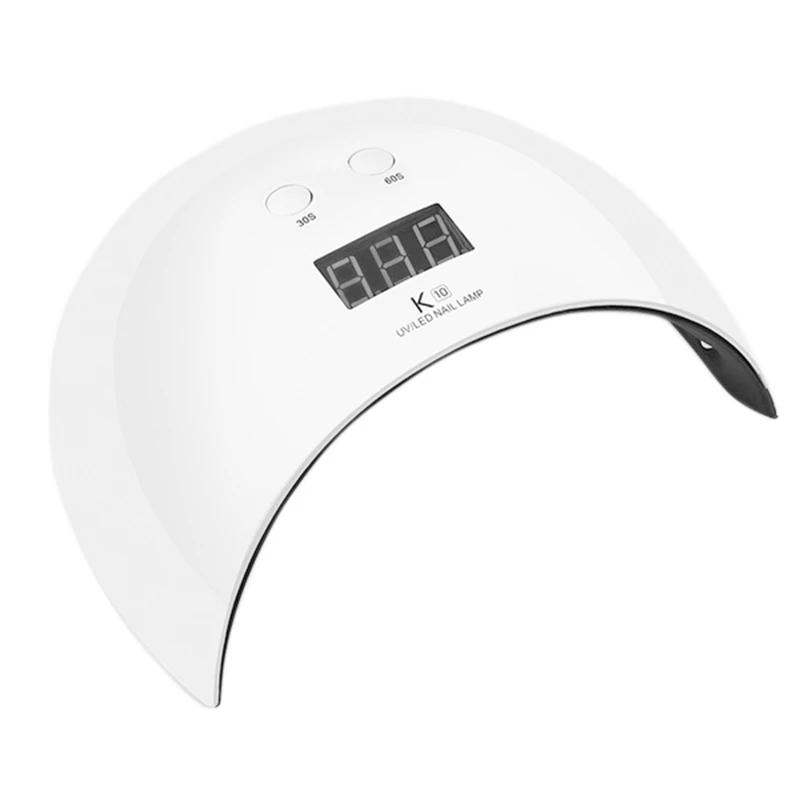 

Gel UV LED Nail Lamp 24W UV LED Nail Dryer Curing Lamp for Curing Drying All Gels Polish with Timer