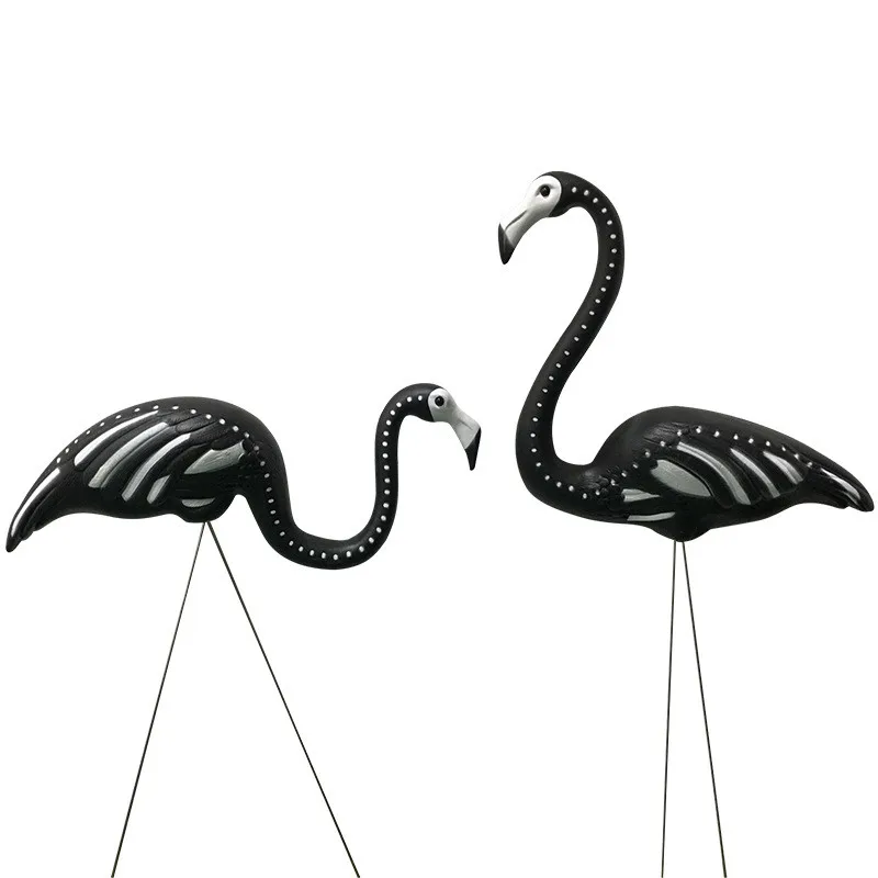 2PCS3 Color Outdoor Plastic Simulation Artificial Flamingo Decoration For Garden Festival Party Wedding Villa Gardening Decor | Дом и сад