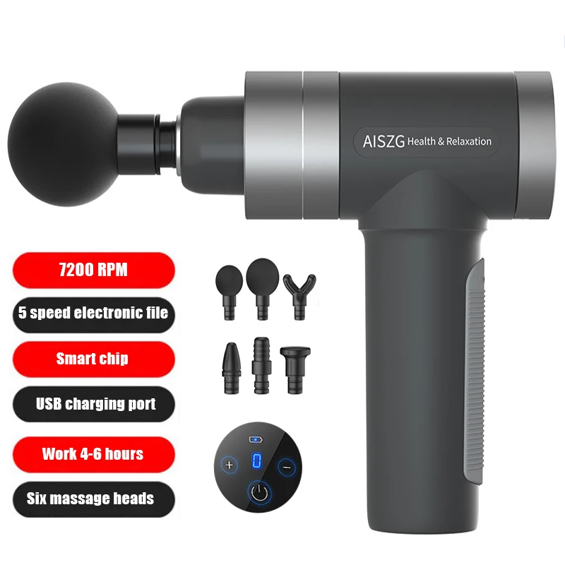 Массажный пистолет для мышечной фасции USB зарядка мышечный массажер мышечная