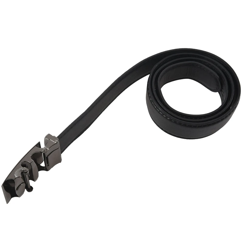 Роскошный черный кожаный Автоматический Мужской Повседневный Пояс поясной