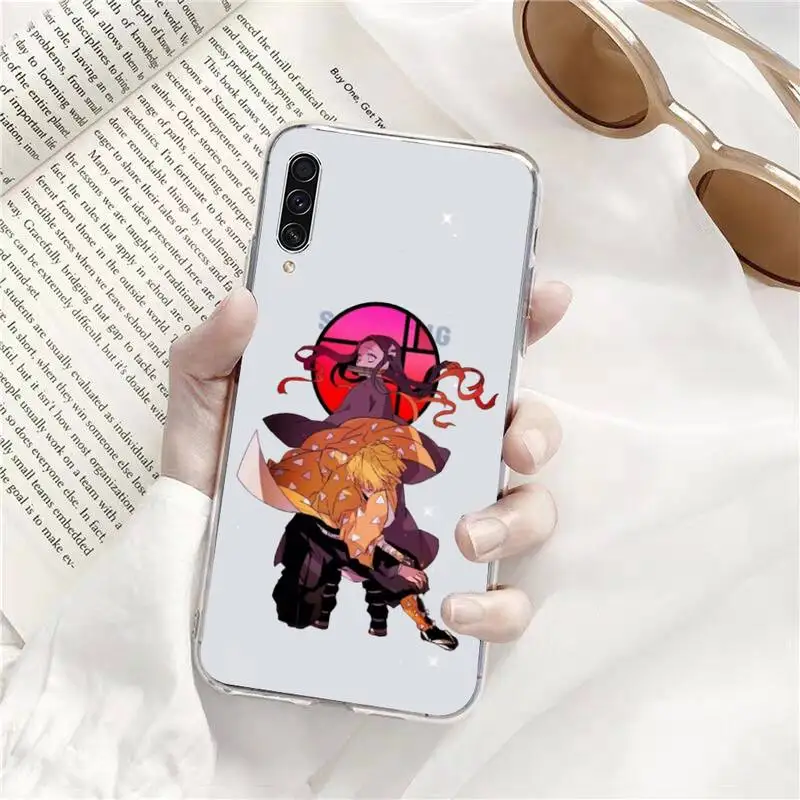 

Demon Slayer Phone Cases Transparent Clear For Samsung Galaxy A71 A21s S8 S9 S10 plus note 20 ultra