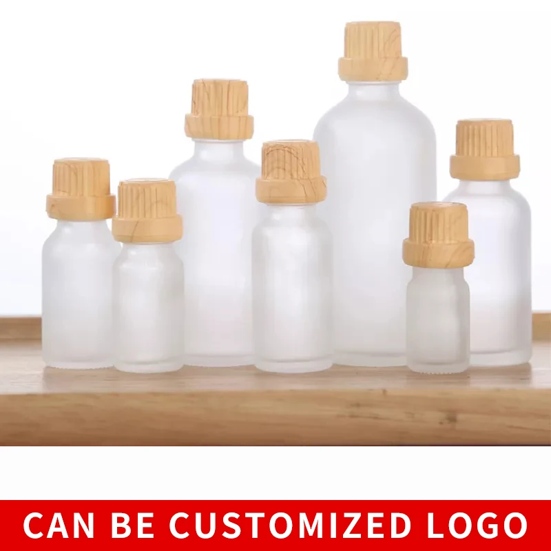 

14Picese/Lot 10 2030mlFrosted Essential Oil Bottle New Cosmetic Sub-Bottling Water Transfer Frosted Glass Essential Oil Bottle
