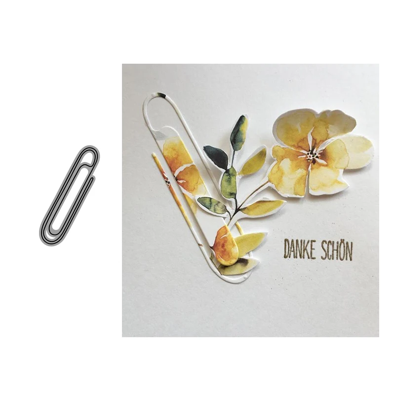 CH металлический зажим для бумаги Трафаретный вырубной штамп Трафареты набор