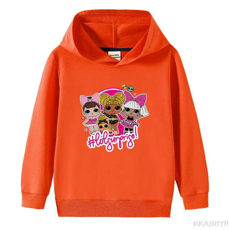L.O.L. Детский хлопковый свитшот с капюшоном на девочку | Мать и ребенок