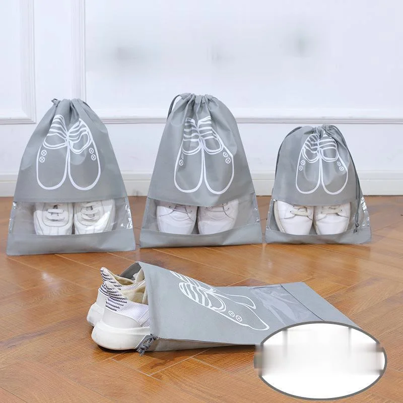 

10Pc Travel Shoe Storage Bag Beam Mouth Travel Storage Bag Portable Function Shoe Bag Large Capacity Shoe Bag Shipping Bags