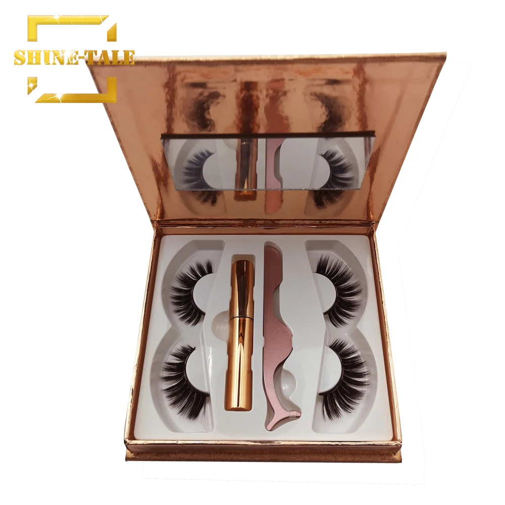 Блеск Сказка 3D набор магнитных ресниц синтетическое волокно магнитные накладные