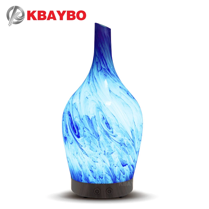 

KBAYBO 100ml Aroma Air Humidifier Essential Oil Diffuser Aromatherapy Electric Diffuser Mist Maker for Home with 7 LED lights