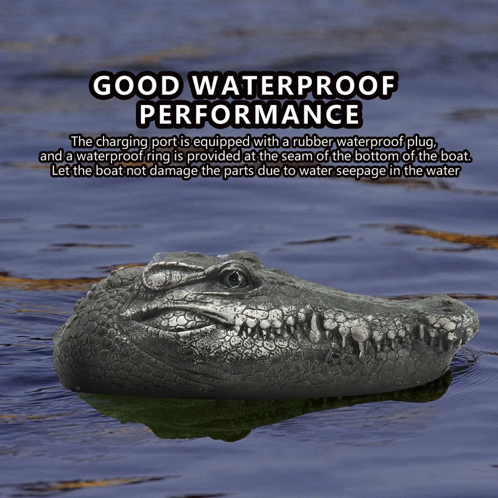 Flytec V005 радиоуправляемая лодка 2 4G Имитация крокодиловой головы водные гонки