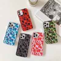 new vintage camouflage phone case for iphone 11 pro max x xr xs max 12 mini 6 7 8 plus se fashion luxury fundas hard back cover