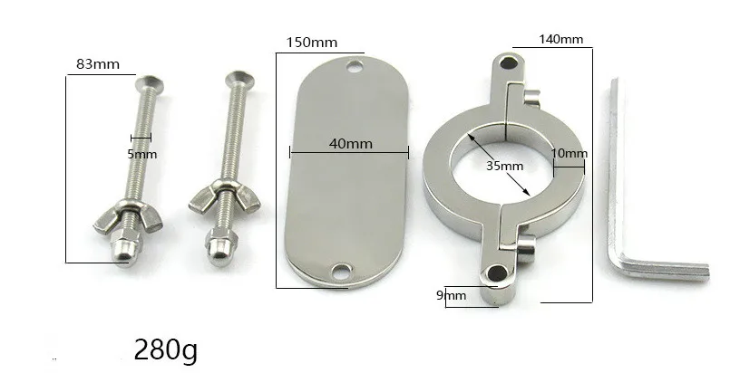 Металлическое кольцо для пениса 35 мм мужской экструдер мошонки t штраф