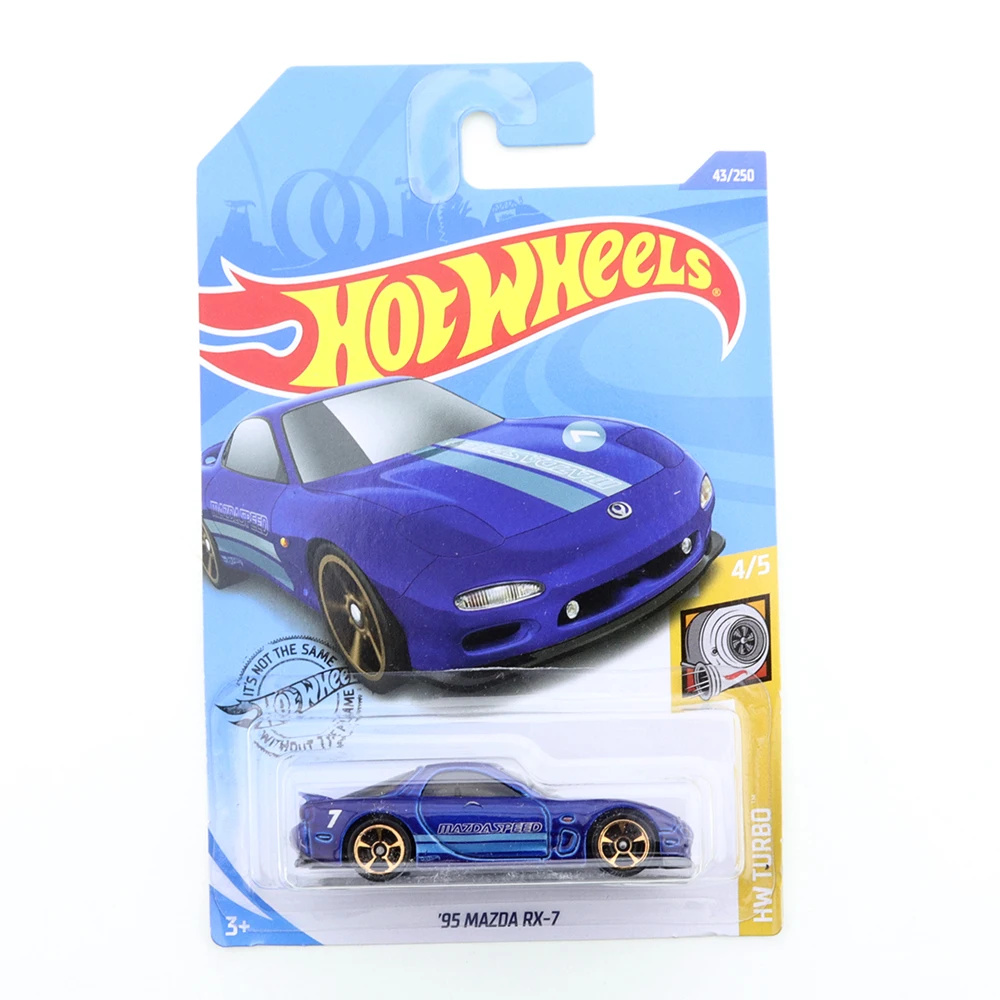 

2020-43 Hot Wheels 95 MAZDA RX-7 Mini Alloy Coupe 1/64 Metal Diecast Model Car Kids Toys Gift