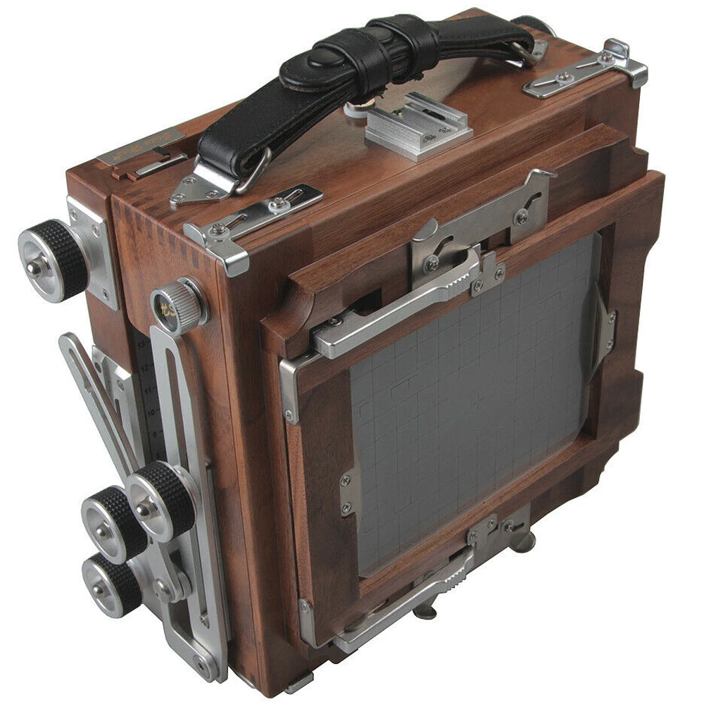 Shen Hao SH 4X5 Складная широкоформатная камера с черным грецким орехом для деревянных