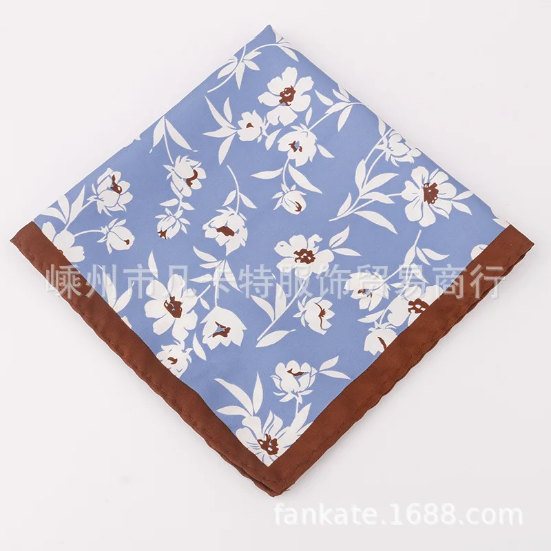 Linbaiway женский носовой платок для мужчин большой шелковый шарф мужское карманное