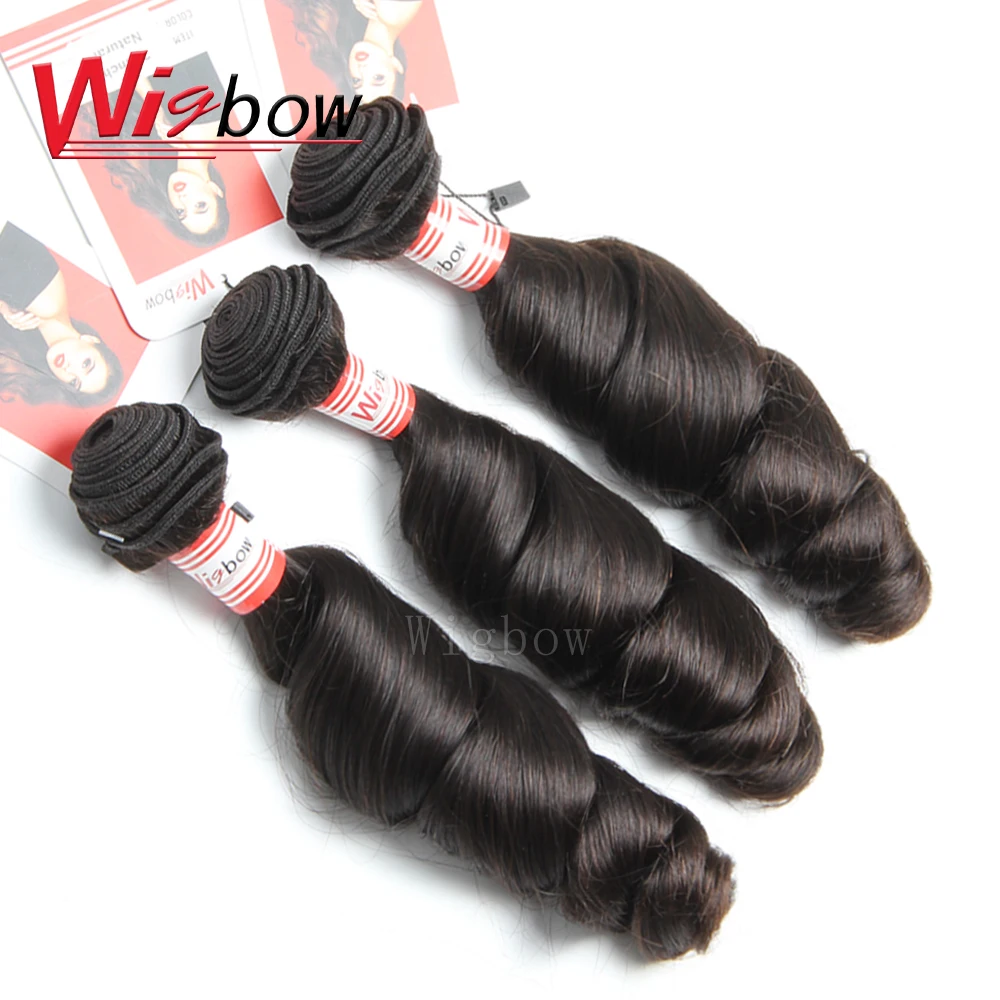 Волосы Wigbow OneCut волнистые перуанские волосы пучки 100% человеческих волос пучок 3/4