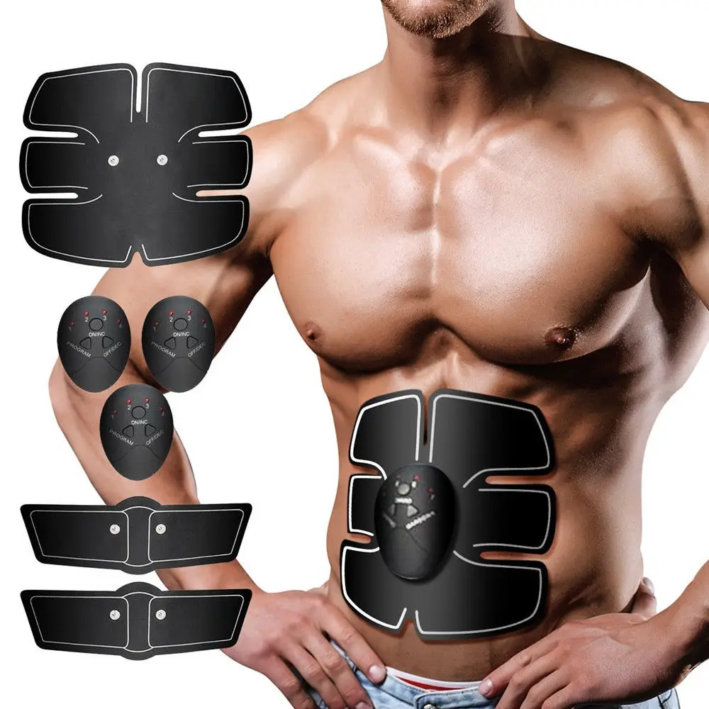 

Abdominal machine electric muscle stimulator ABS ems Trainer fitness Weight loss Body slimming Massage