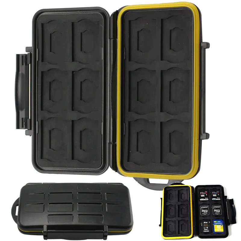 SD MicroSD Memory Card Case Holder Hard Storage Wallet Anti-shock Waterproof Bags | Дом и сад