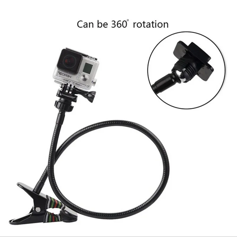 Регулируемый гибкий зажим для GoPro HD Hero 4 session 3 + xiaomi yi Camera SJ4000|tripod for|tripod for goprofor gopro |