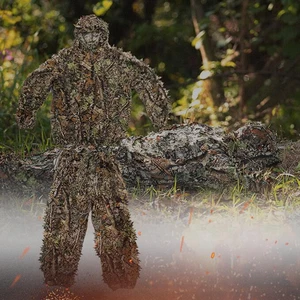 Костюм для охоты Ghillie, камуфляжный костюм с капюшоном для молодых мужчин