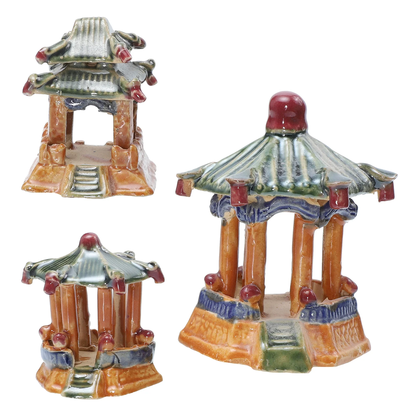 

3 шт., керамические декоративные панели для аквариума