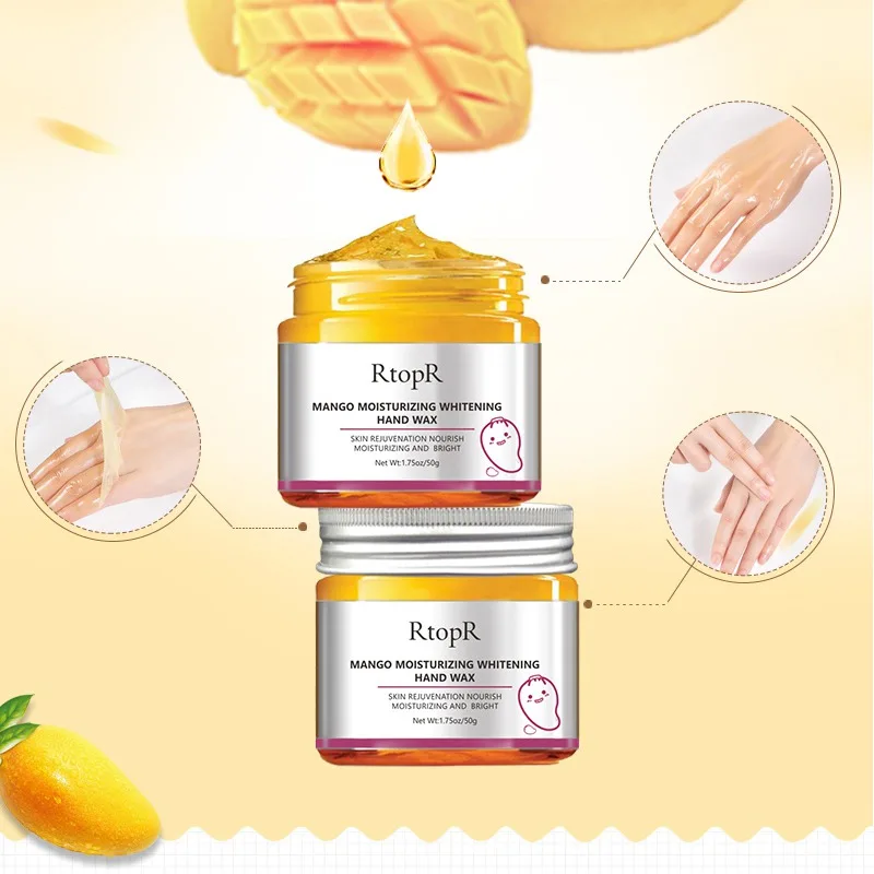 Увлажняющая отбеливающая маска для рук манго отшелушивающие мозоли