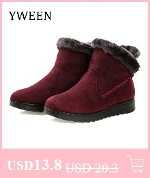 YWEEN/зимние женские ботинки; женские ботинки до середины икры; Bota; водонепроницаемые женские зимние ботинки; женские плюшевые ботинки; botas mujer invierno