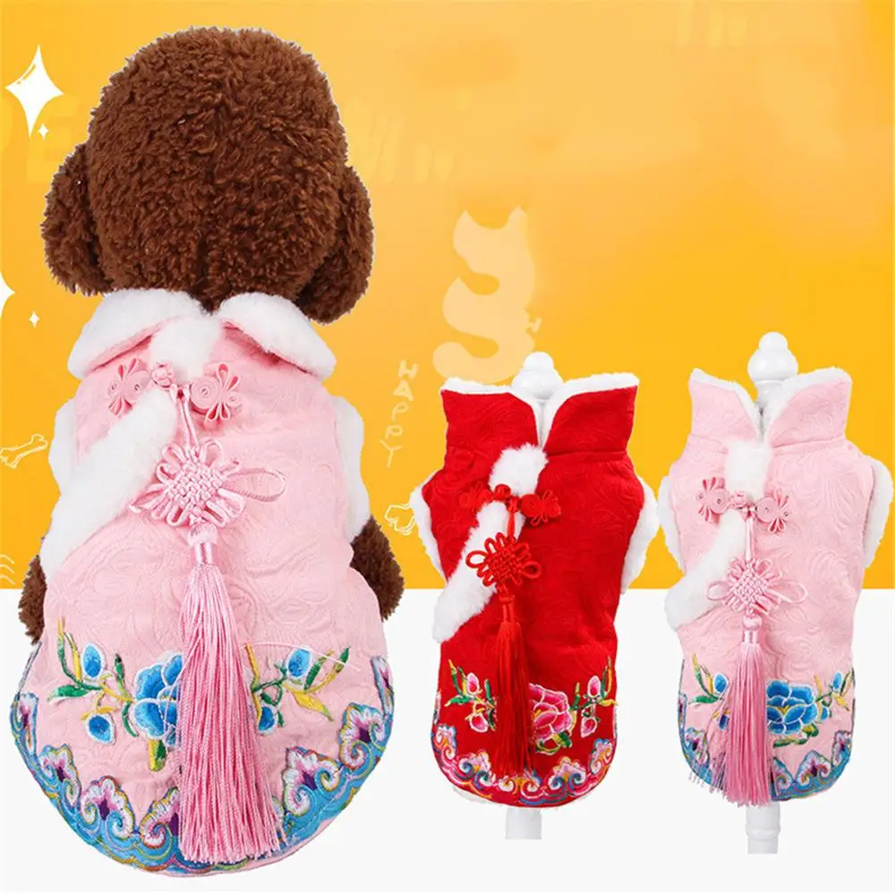 Зимняя Теплая Одежда для собак пальто куртка чихуахуа мягкий меховой капюшон