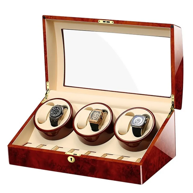 Роскошная Современная коробка для намотки часов &quotсделай сам&quot зубчатый мотор