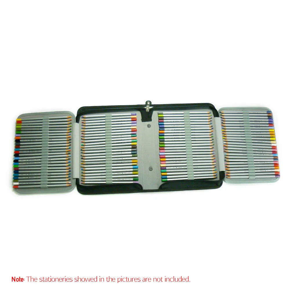 120/150 слотов цветной Чехол карандаш на молнии Портативная Сумка ручка из