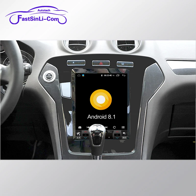 Android плеер для Ford Mondeo 2011-2013 лет вертикальный Большой экран gps Мультимедиа Радио navigaton система