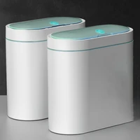 joybos electronic automatic trash can smart sensor bathroom waste bin household toilet waterproof narrow seam sensor bin