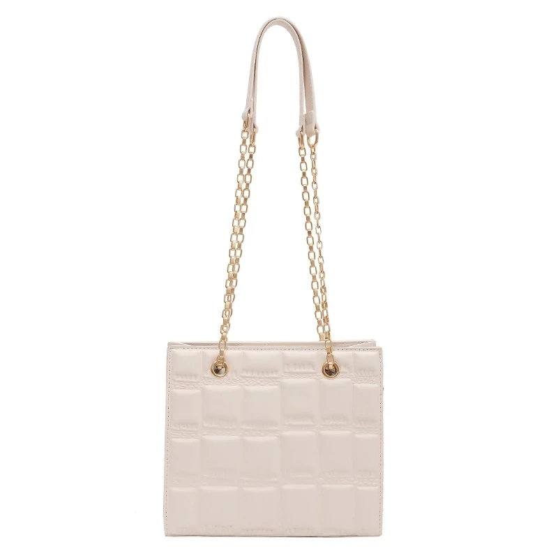 

Lattice Pattern Small PU Leather Crossbody Messenger Bags for Women 2021 Trend Lady Chain Branded Shoulder Handbags Purses