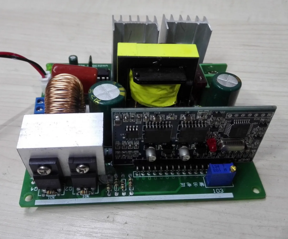 Чистая Синусоидальная волна 300 Вт от 12 В до 220 преобразователь печатной платы