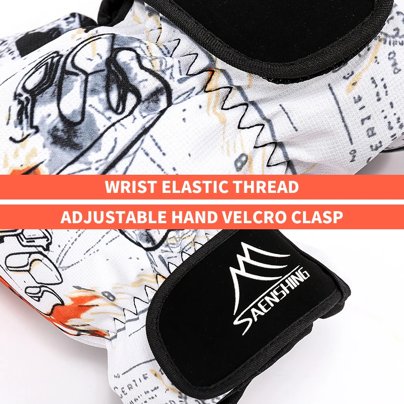 SAENSHING лыжные перчатки для женщин и мужчин 3 пальца сноуборда снегоходы зимние