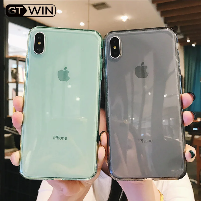 Разноцветный прозрачный чехол GTWIN для телефона iPhone 11 Pro Max X XR XS 7 6 6s 8 Plus