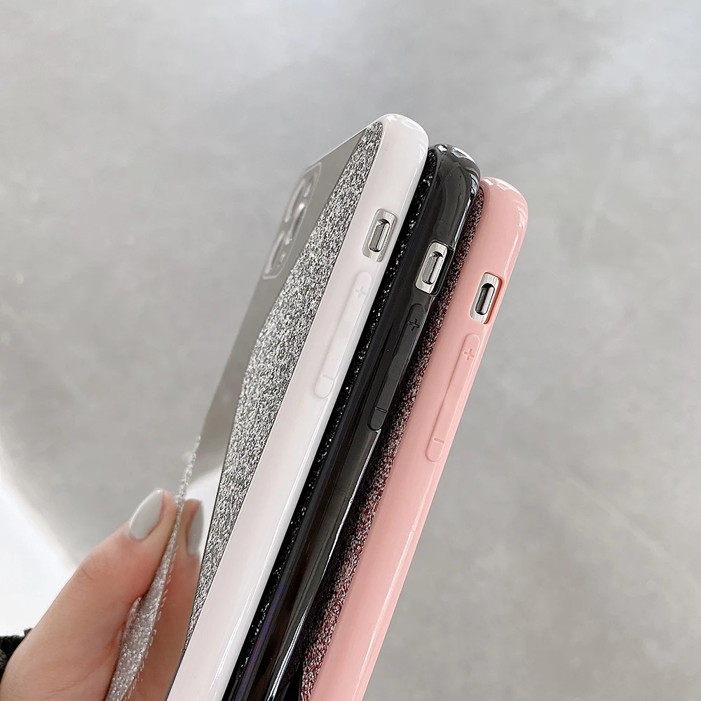 

Luxury Phone Case For iPhone 12 Mini pro 6 S 7 8 plus 11 Pro Max X XR XS Max Case Diamond Mirror Rhinestone Makeup Cover