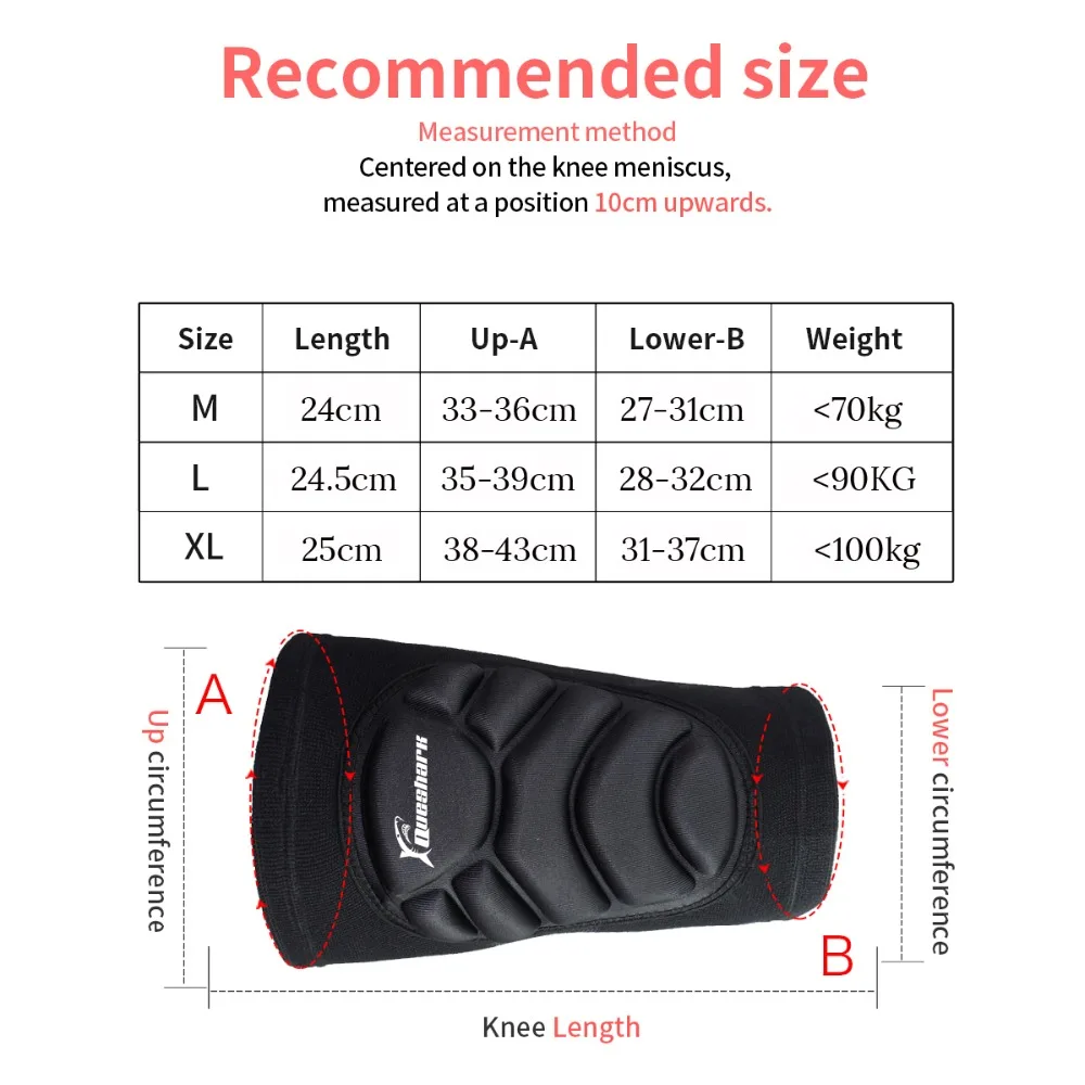 

Professional Sponge Knee Pads Knee Calf Support Football Volleyball Legwarmers Compression Anti-collision Kneepads
