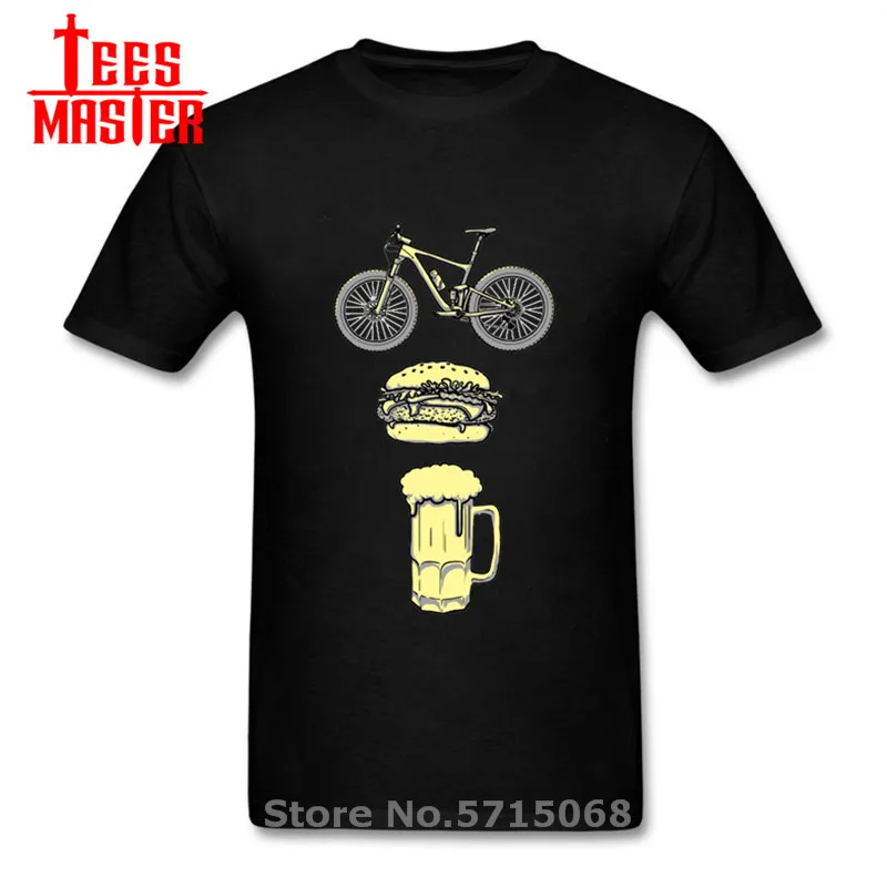 Футболка мужская хлопковая с графическим принтом модная тенниска для езды на