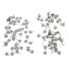 100 шт.50 пар, шрапнельные батарейки AA или AAA, пружина 7 контактов