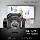 Замена для ELPLP41 проектор лампы Buld для EPSON S5 S6 S6 + S52 S62 X5 X6 X52 X62 EX30 EX50 TW420 W6 77C EMP-H283 V13H010L41
