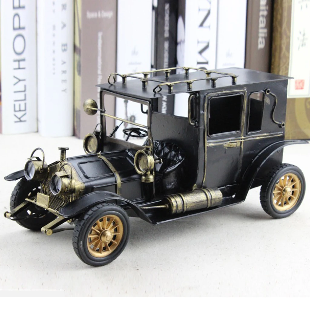

European Vintage Metal Car Model Toy Furnishing Articles Office Desk Decoration