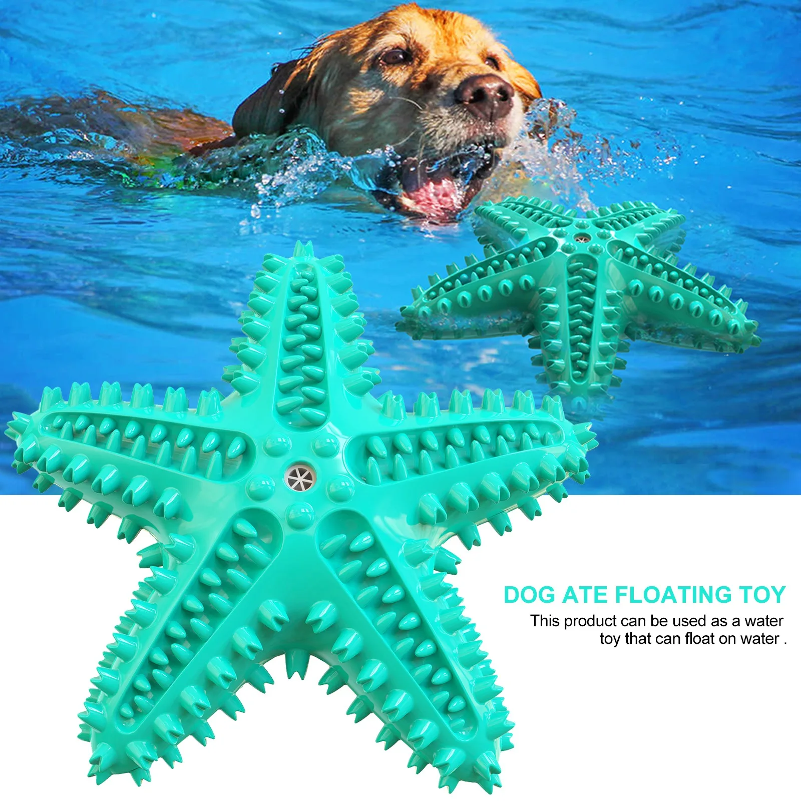 

Dog Toys Pet Molar Tooth Cleaner Brushing Stick Starfish Non-Toxic Dogs Chew Trainging Doggy Dental Care Toothbrush Pet Puppies