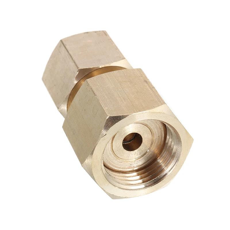 1 шт. практичный адаптер с шайбой латунный регулятор давления Φ CO2 ЦИЛИНДР на