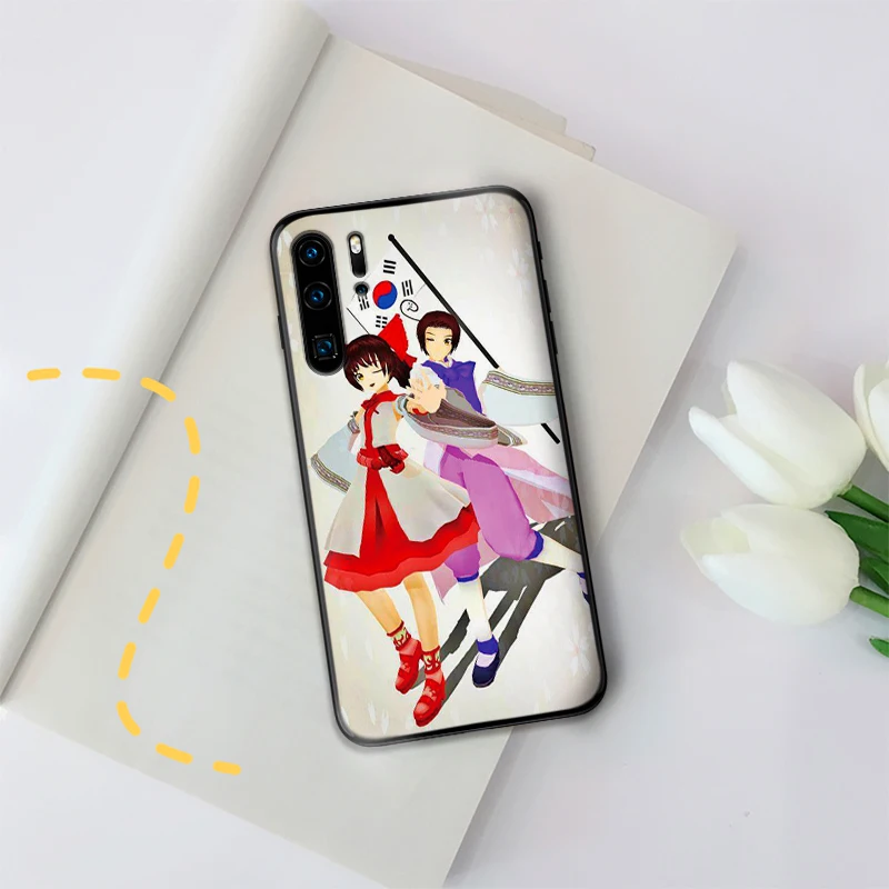 Южная Корея Искусство Мягкий силикон для huawei P30 Lite Pro P Smart 2016 2019 P8 P9 P10 P20